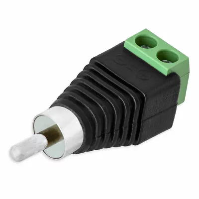 Kaufen Cinch RCA-Stecker Adapter > Terminal Block 2 Pin Schraub Klemmen Universal Audio • 19.99€