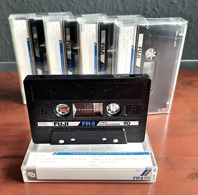 Kaufen ⭐️5x FUJI FR-II 90 Typ 2 Kassetten Audiokassetten Tape / Unbeschriftet / Geprüft • 15€