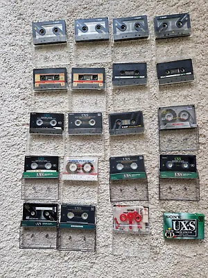 Kaufen 19 Musikcassetten MC  Sony UXS TDK BASF MAXELL Davon Eine USX Cassette NEU • 30€
