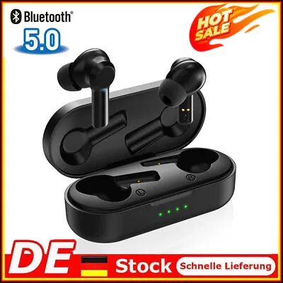 Kaufen TWS Kopfhörer Bluetooth 5.0 Wireless Touch Control In-Ear Ohrhörer HIFI Headset • 13.10€