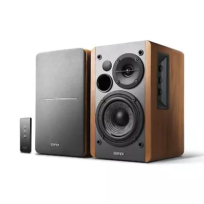 Kaufen EDIFIER Studio R1280T Aktivboxen Lautsprecher 2.0 Kanal Dunkles Holz • 99.99€