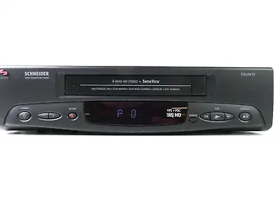 Kaufen Schneider SVC 615 VHS Hifi Stereo Videorecorder 6 Kopf NTSC Playback Hi-3232 • 90€