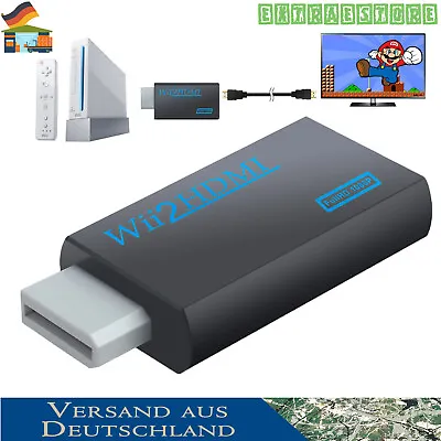 Kaufen Wii Auf Zu HDMI Adapter Wii HDMI Konverter 720P/1080P HD HDTV Mit 3.5mm Audio DE • 7.99€