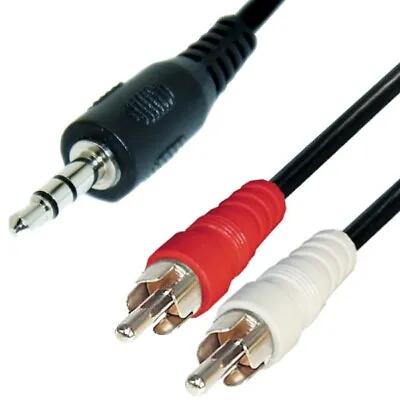 Kaufen Audio Kabel 10m 3,5mm Klinke Auf 2 Cinch Stecker Klinken Adapter Stereo • 4.79€