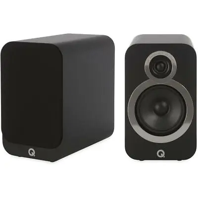 Kaufen Q Acoustics 3020i Regal-Lautsprecher Schwarz Loudspeaker Carbon Black Boxen PAAR • 359.10€