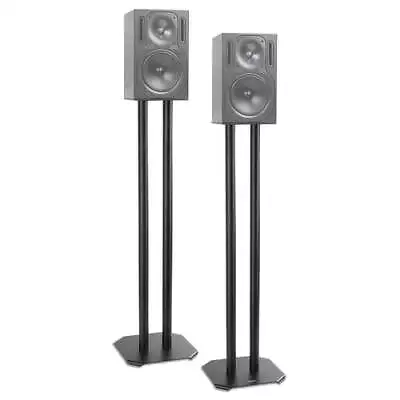 Kaufen Duronic SPS1022 - 80 Twin Lautsprecherständer Schwarze Metall Basis / 80 Cm Höhe • 41.99€