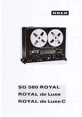 Kaufen Uher Service Manual Für SG 560 Royal - Royal De Luxe /C Deutsch Copy • 13€