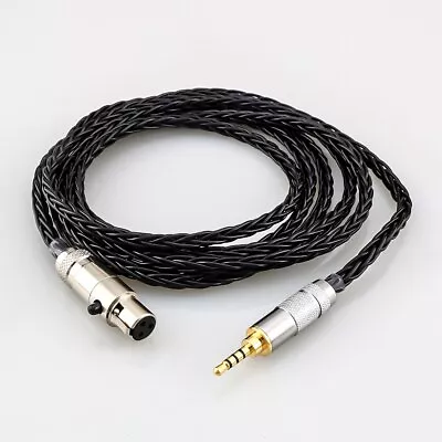 Kaufen 8Core Kopfhörer Kabel 3.5mm Stereo Bis 3pin Mini XLR For AKG Q701 K240S • 27.37€