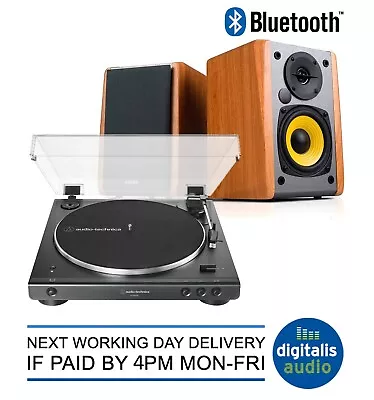 Kaufen Audio-Technica Bluetooth AT-LP60XBT Plattenspieler + Edifier R1010BT Aktivlautsprecher • 261.62€