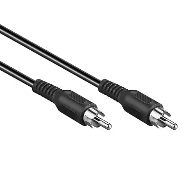 Kaufen 2m Subwoofer Kabel Cinch RCA 2x Cinch Stecker HiFi Audio Koaxial Mono Kabel • 3.98€