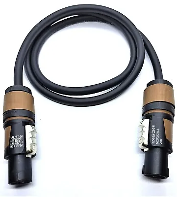 Kaufen Speakon Kabel Mit Neutrik NL2FXX-W-S Stecker Vers. Längen U. Querschnitt • 13.95€