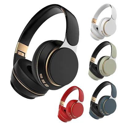 Kaufen Wireless Bluetooth Kopfhörer On Over Ear HiFi Stereo Faltbares Headphone Headset • 19.98€