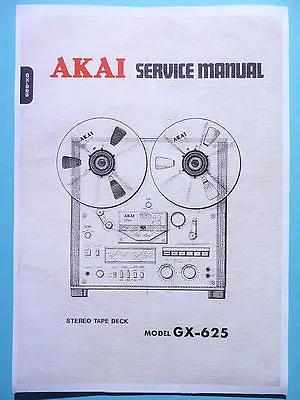 Kaufen Service Manual-Anleitung Für Akai GX-625  • 15€