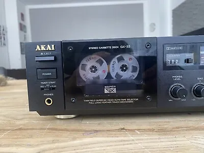 Kaufen Akai GX-32 HiFi Super GX Stereo Cassette Tape Deck In Schwarz • 135€
