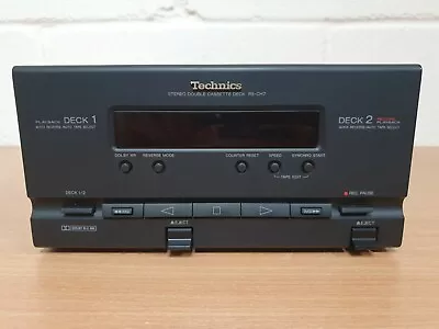 Kaufen Technics Rs-ch7 Stereo Double Cassette Deck, Stack System Seperate Ersatz. • 46.25€