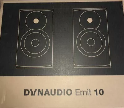 Kaufen Dynaudio Emit 10 Lautsprecher Nussbaum-Oberfläche High End HiFi Brandneu Versiegelt • 586.79€