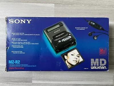 Kaufen Sony Minidisc | MD Walkman | MZ-R2 | CIB | DEFEKT • 30.50€
