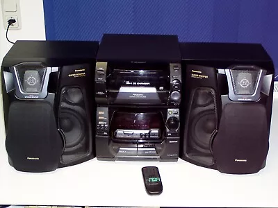 Kaufen Stereoanlage, Panasonic SA-AK 90, CD Stereo System, CD Wechsler, Kassette, Def. • 9.99€