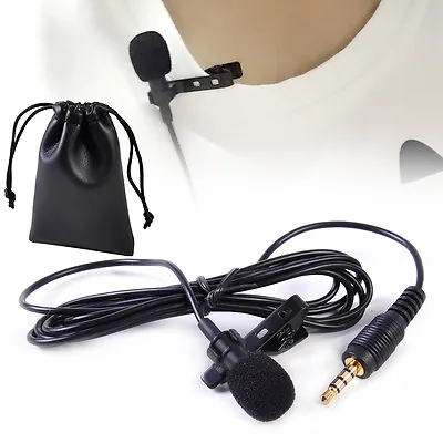 Kaufen Mini Lavalier Kondensator Mikrofon Ansteck Mikro Taschensendern Lavaliermikrofon • 7.87€