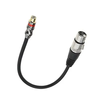 Kaufen 30cm Cinch Auf XLR-Buchse Kabel Konverter Für Verstärker Mixer Mikrofon • 11.57€