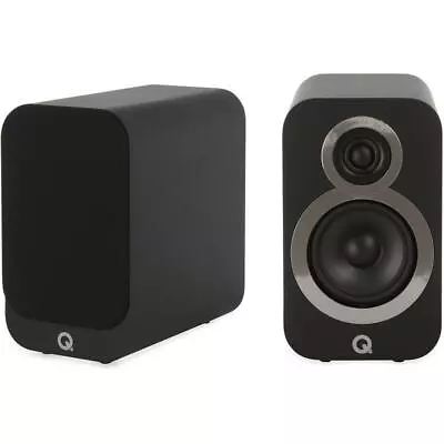 Kaufen Q Acoustics 3010i Regal-Lautsprecher Schwarz Loudspeaker Carbon Black Boxen PAAR • 269.10€