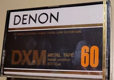 Kaufen DENON DXM 60 METAL POSITION Audiocassette 60 Min Cassette Tape Neu Versiegelt • 55€