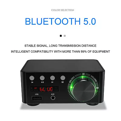 Kaufen HiFi Mini Bluetooth 5.0Digital Power Sound Verstärker Stereo Audio Receiver USB* • 35.69€