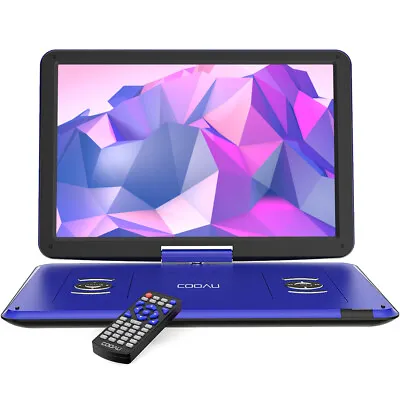 Kaufen 17,5’’ Tragbarer DVD Player Mit 15,6’’ HD Display, 6 Stunden Batterie USB/SD/AV • 109.99€