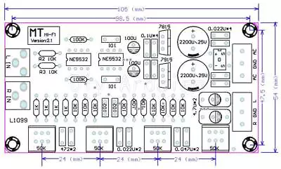 Kaufen HIFI DIY NE5532 OP-AMP Verstärkerplatine Mit Volume Tone EQ Control • 8.06€