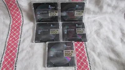 Kaufen 5 X Mini Disc TDK 74 MD Unbespielt Schwarz • 29.99€
