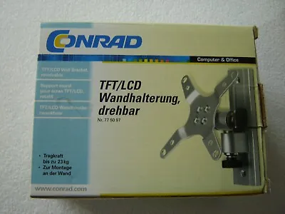 Kaufen Wandhalterung, Drehbar Für TFT/LCD/TV Monitor Wandhalter Halterung - Silber • 10.90€