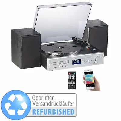 Kaufen Auvisio Plattenspieler/Digitalisierer, DAB+, CD, Bluetooth, Versandrückläufer • 234.89€