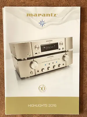 Kaufen MARANTZ HIGHLIGHTS 2015 Prospekt Brochure Katalog 60th ANNIVERSARY • 6.99€