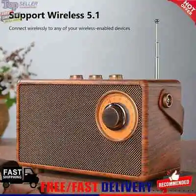 Kaufen Retro Radio Lautsprecher Wireless Tragbarer Radio Empfänger Für Outdoor Reisen Camping • 36.75€
