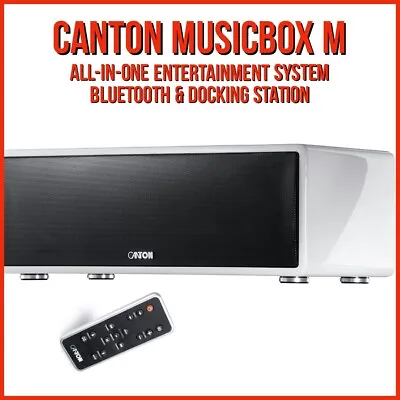 Kaufen CANTON MUSICBOX M All-in-One Entertainment System, Bluetooth & Docking Station  • 389€