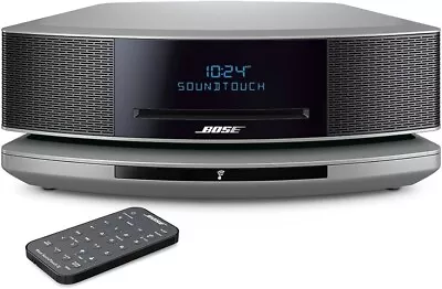 Kaufen Bose Soundtouch Wave IV Bluetooth DAB InclusivePedestal Sockel Platin-silber • 849€