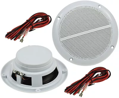 Kaufen ChiliTec  CT-50  2x Wasserfeste Einbau Außen Lautsprecher 8 Ohm 80W 100Hz-20KH • 20.23€
