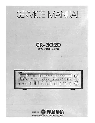 Kaufen Service Manual-Anleitung Für Yamaha CR-3020  • 13.50€