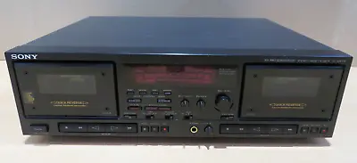 Kaufen Sony TC-WR770 3-Head Doppel Stereo Kassetten Tapedeck Schwarz 90s Hifi / Defekt • 35.50€