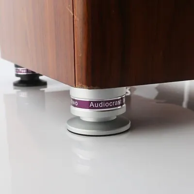 Kaufen 4PCS Audiorast Aluminium Stoßfeste Spike Für Pad Isolation Stand HiFi Verstärker • 23.80€