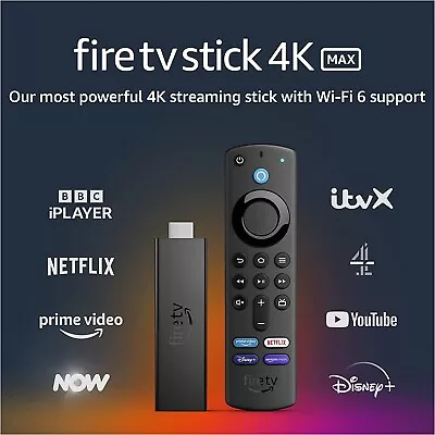 Kaufen Neu Fire TV Stick 4K Max Streaming-Gerät, Wi-Fi 6, Alexa Sprachfernbedienung • 64€