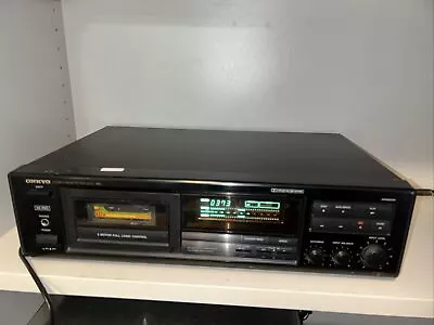 Kaufen Onkyo TA-2820 2-Motor Logik Kassettendeck Cassetten Player Recorder Spieler   • 75€