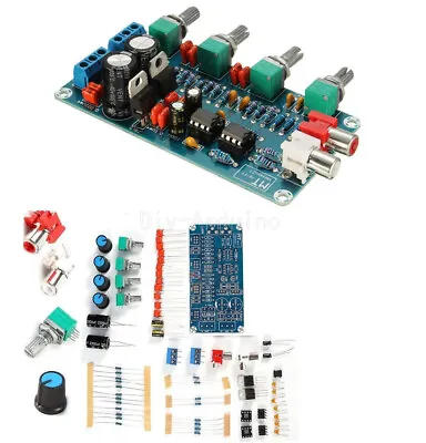 Kaufen DIY Kits NE5532 HIFI OP-AMP Amplifier Preamplifier Volume Tone EQ Control Board • 6.40€