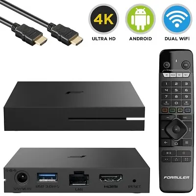 Kaufen Formuler Z10 4K UHD HDR10+ Dual-WiFi BT HDMI USB 3.0 Android 10 IP-Receiver • 125€