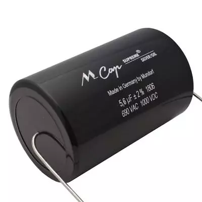 Kaufen Mundorf MCap ® SUPREME SILBER ÖL 5,6uF 2% 1000V DC Kondensator Capacitor 852563 • 127.40€