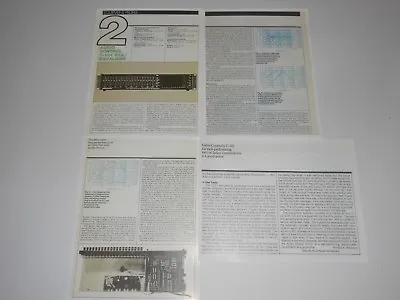 Kaufen Audio Control C-101 Audiophiler Equalizer Review, 4 Seiten, 1981, Voll Test, • 8.79€