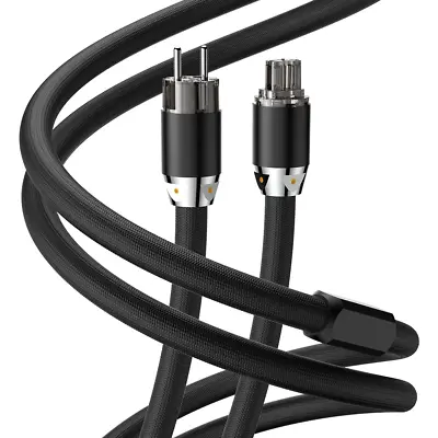 Kaufen High End Hifi Netzkabel EU AC Audiophile Stromkabel Subwoofer Schuko Power Kabel • 119.83€