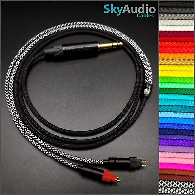 Kaufen Custom Single Sleeve Kopfhörerkabel - Kopfhörerkabel - Sennheiser HD580 HD600 • 102.46€