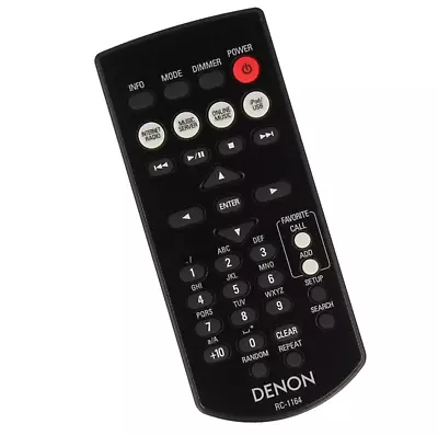 Kaufen Denon Fernbedienung RC-1164 Für DNP-F109 Internet Netzwerk Musik Server Player • 35.01€
