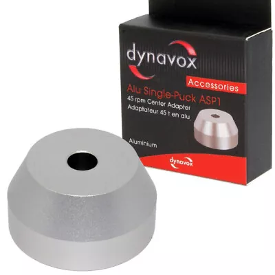 Kaufen Dynavox Aluminium Single-Puck ASP1 Silber 7  Single Adapter • 9.90€